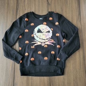 Disney Nightmare Before Christmas Girls sequined sweatshirt